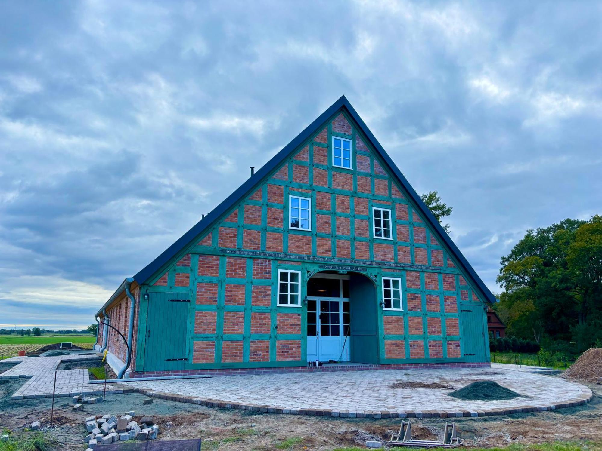 Niedersaechsisches Hallenhaus Im Modernen Gewand Lilienthal  Bagian luar foto